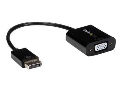 Startech Displayport 1.2 Kabel 0,1m DP zu VGA schwarz