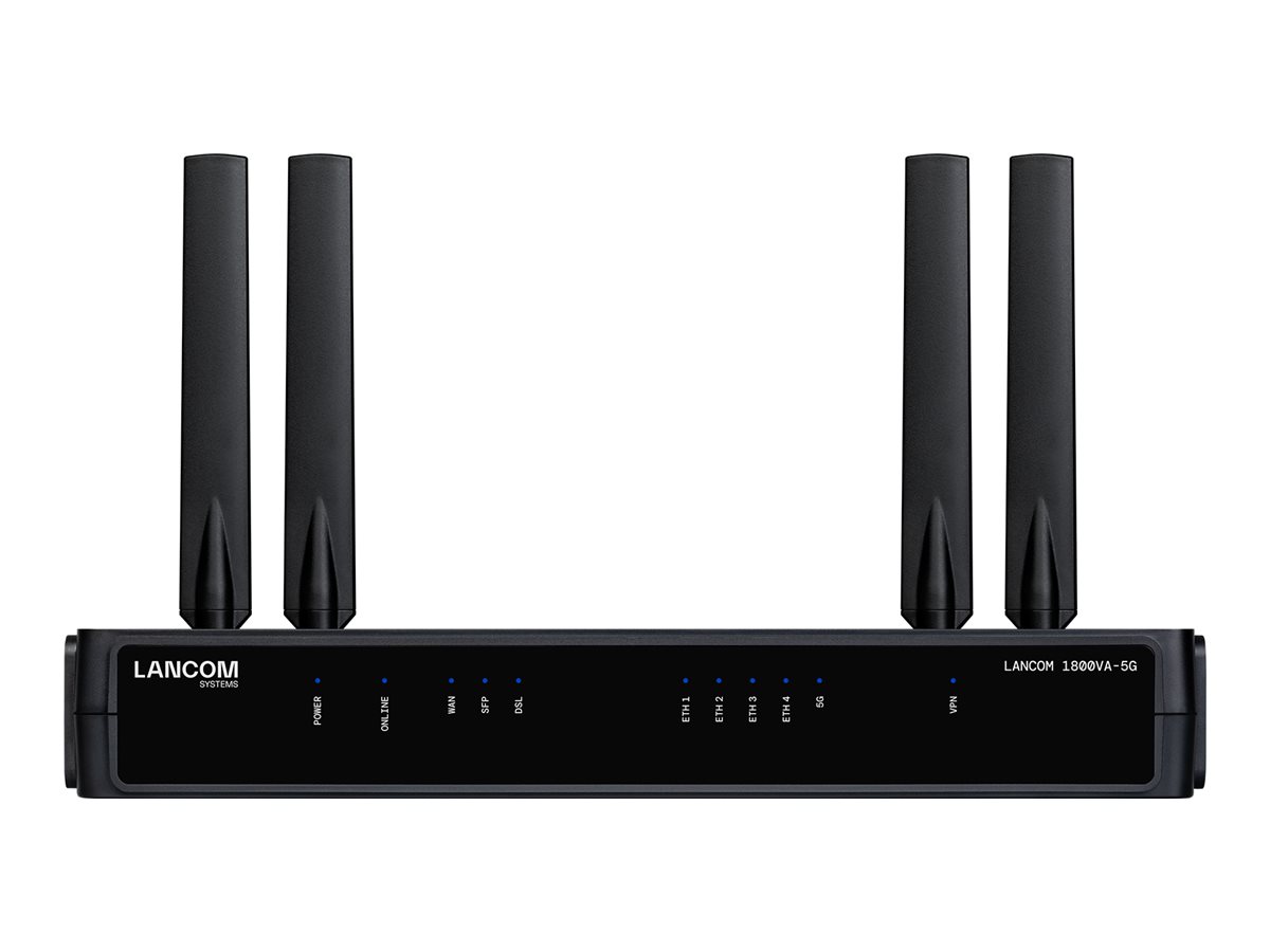 LANCOM 1800VA-5G (EU) SD-WAN Gateway mit VDSL2/ADSL2+-Modem LANCOM 1800VA-5G (EU) SD-WAN Gateway mit VDSL2/ADSL2+-Modem
