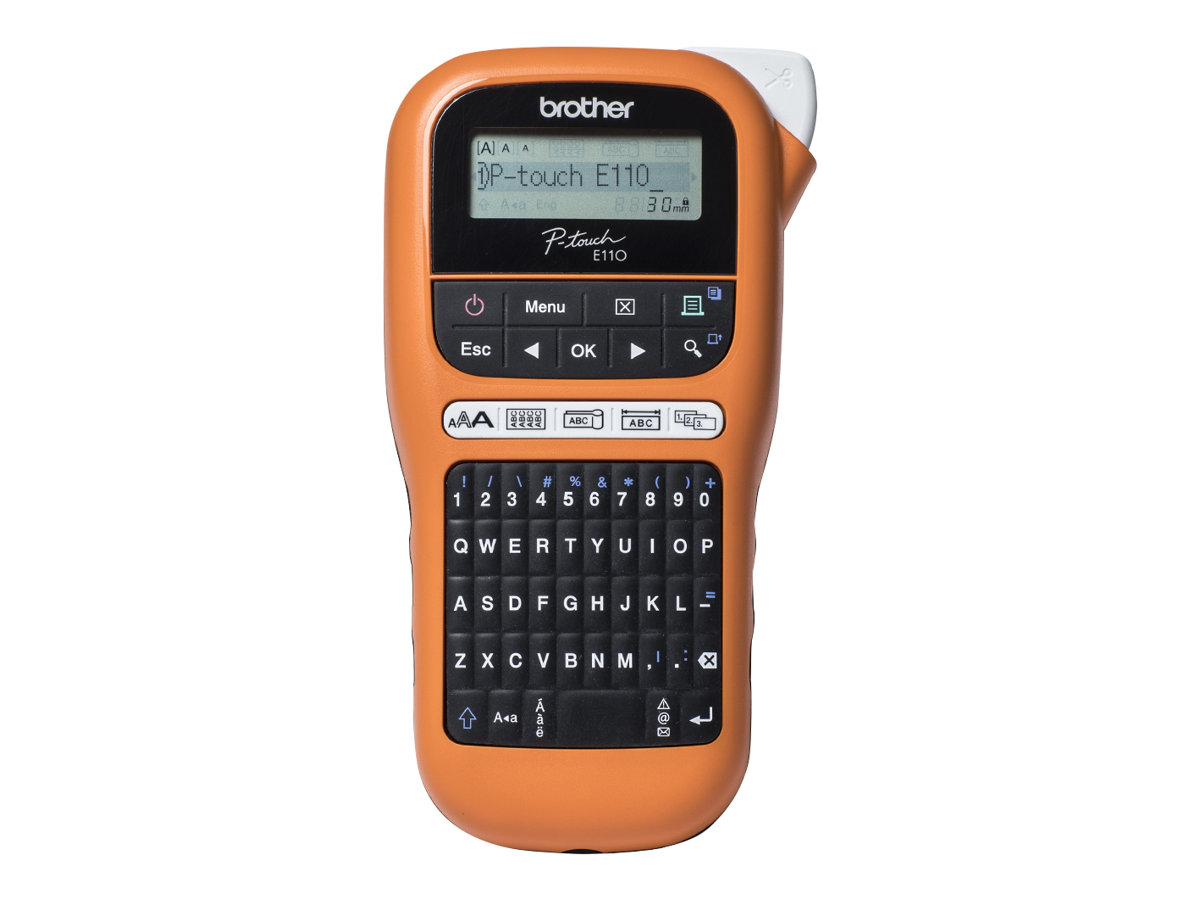 Brother Beschriftungsgeraet P-TOUCH E110VP im Hartschalenkoffer