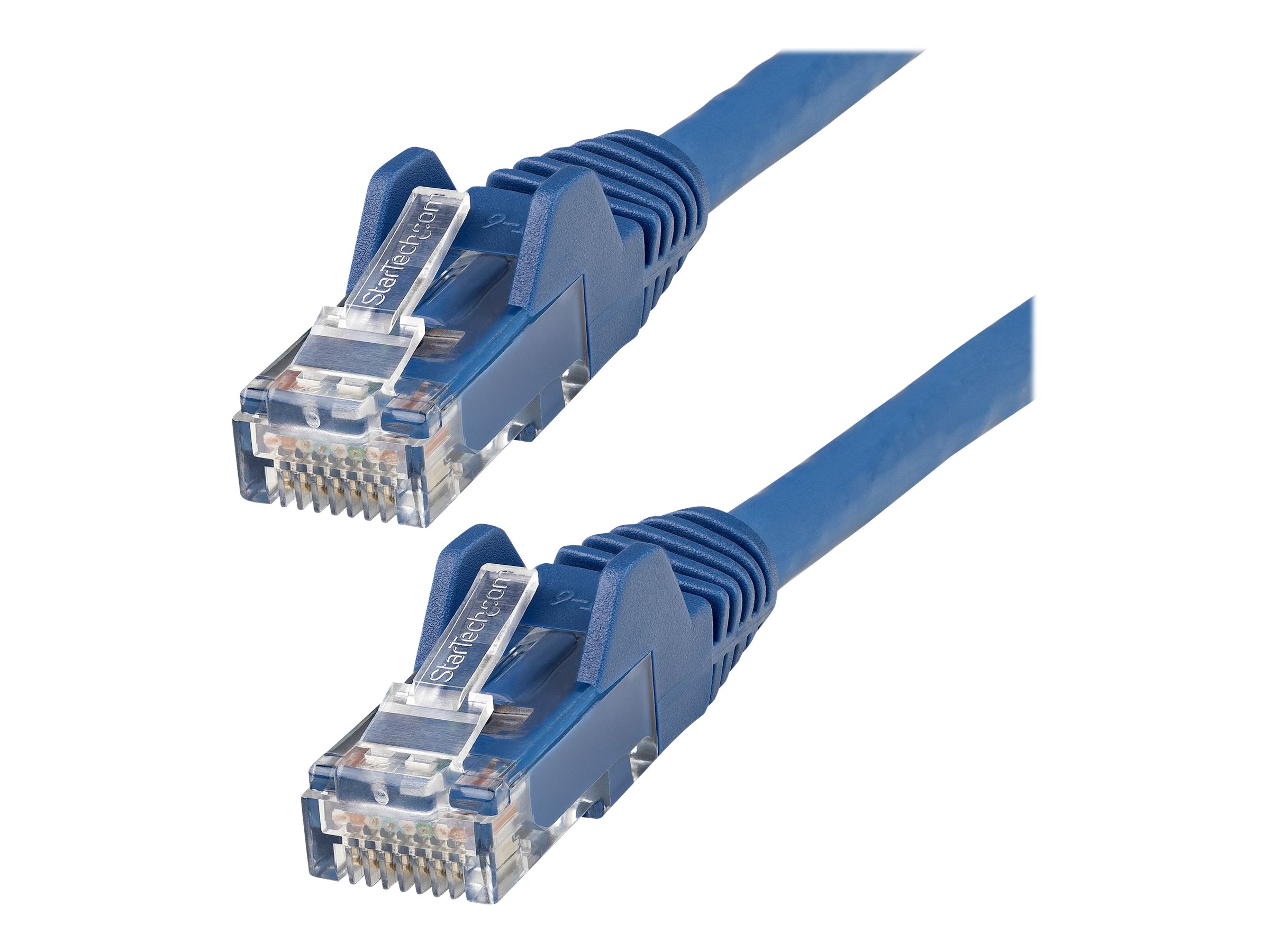 STARTECHCOM 3m LSZH CAT6 Ethernet Cable 10 Gigabit 100W PoE RJ45 UTP Network Patch Cord Snagless Blue ETL Verified
