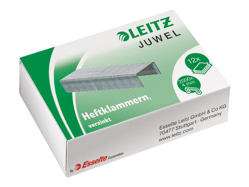 2.000 LEITZ Heftklammern Juwel 5640 4 mm