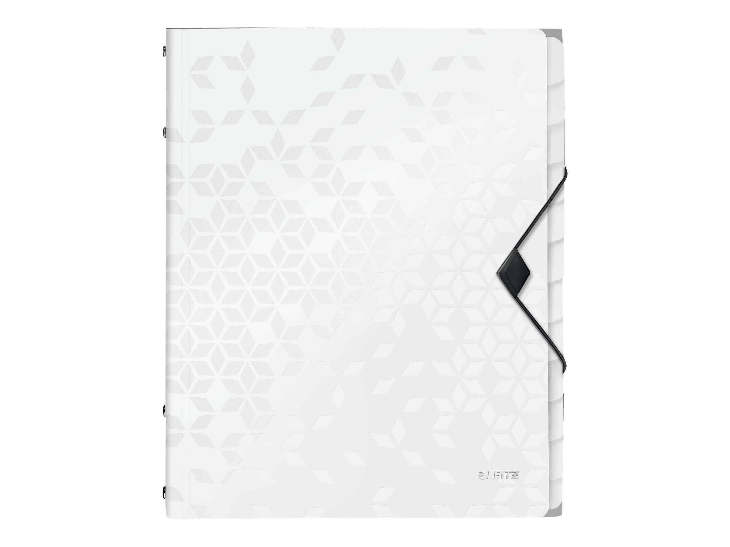 LEITZ Ordnungsmappe WOW 4634 12 Faecher weiss LEITZ Ordnungsmappe WOW 4634 12 Faecher weiss