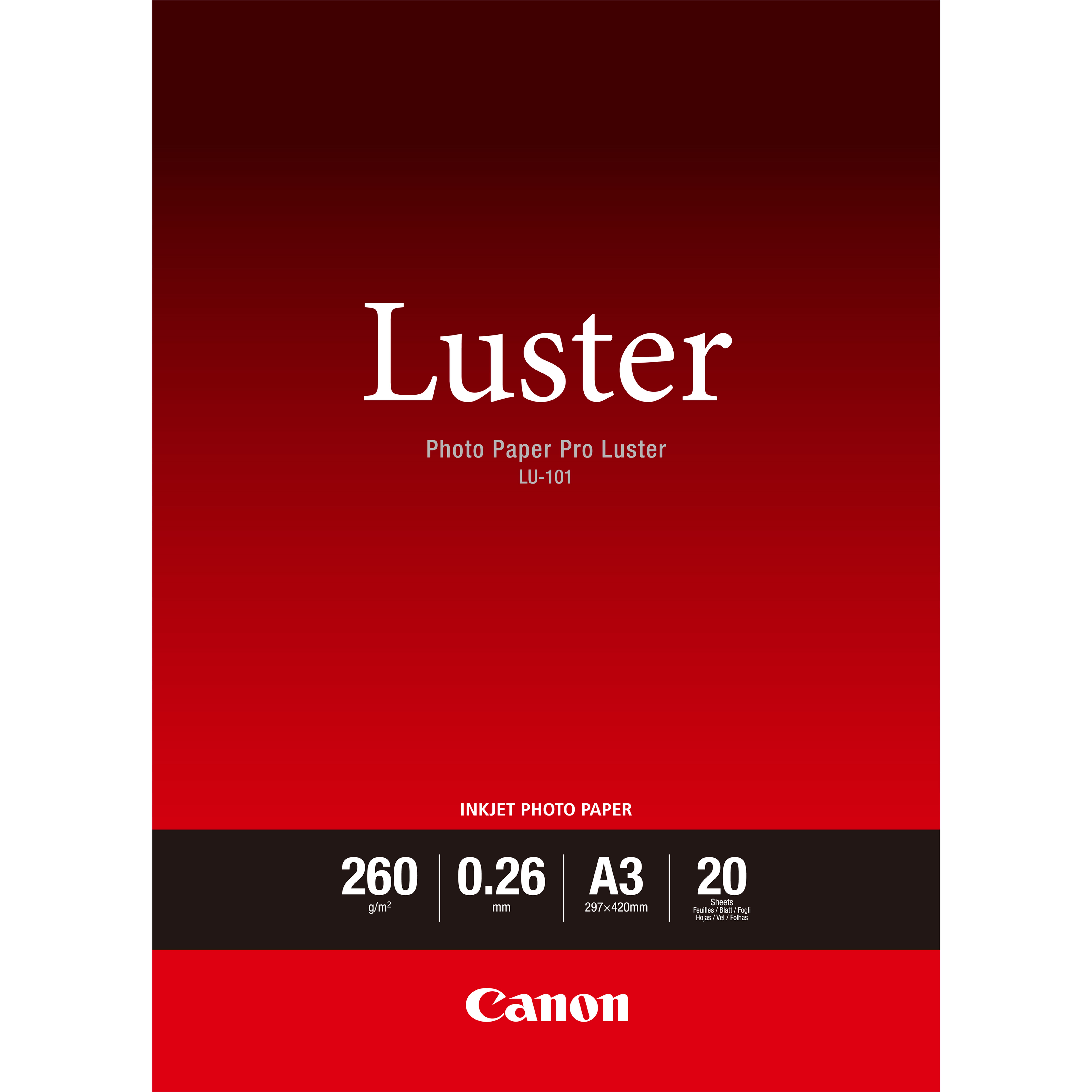 6211B007 CANON Fotopapier A3 297x420mm