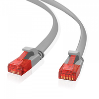 helos ultra flaches Patchkabel U/UTP Cat 6 grau 20,0m helos ultra flaches Patchkabel U/UTP Cat 6 grau 20,0m