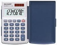 SHARP EL-243S Taschenrechner grau/blau SHARP EL-243S Taschenrechner grau/blau