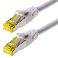 helos Patchkabel S/FTP Cat 6a weiss 15,0m