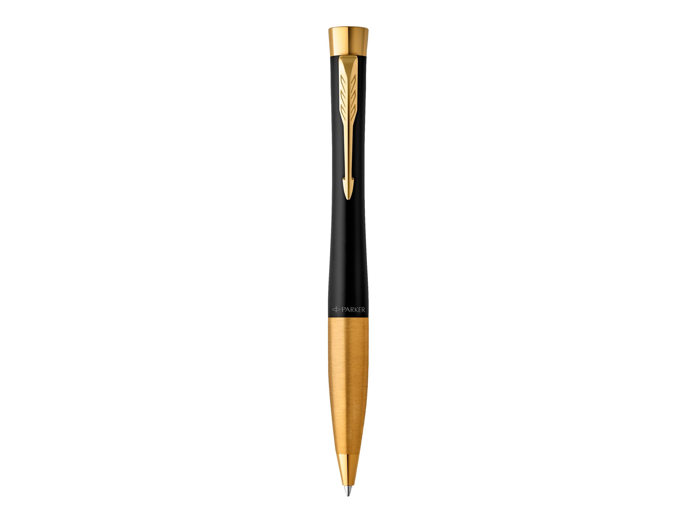 Parker 2143640 Urban Twist-Kugelschreiber, Mattschwarz mit goldenen Zierteilen Parker 2143640 Urban Twist-Kugelschreiber, Mattschwarz mit goldenen Zierteilen