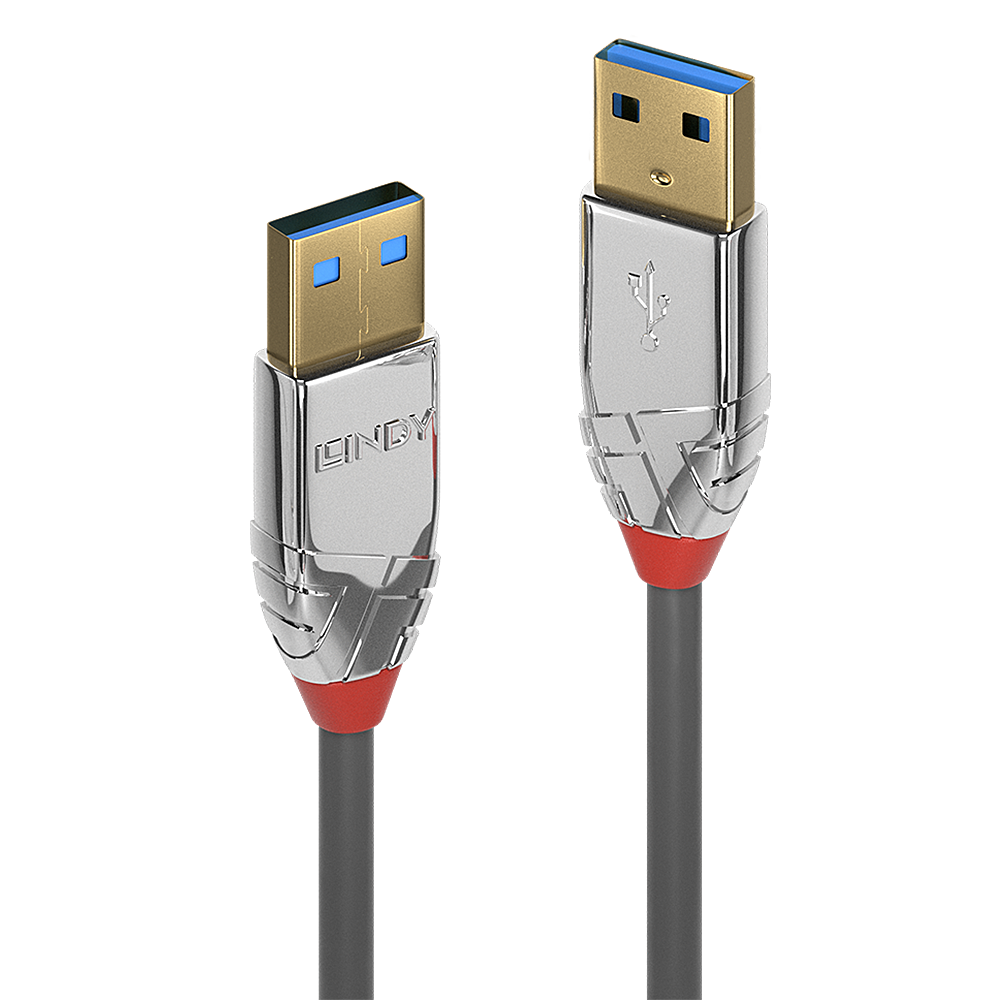 LINDY 0,5m USB 3.0 Typ A/A male/male Kabel Cromo Line 5 Gbit/s LINDY 0,5m USB 3.0 Typ A/A male/male Kabel Cromo Line 5 Gbit/s