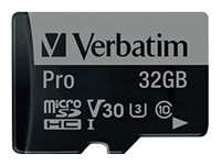 VERBATIM PRO U3 MICRO SDHC KARTE 32GB VERBATIM PRO U3 MICRO SDHC KARTE 32GB