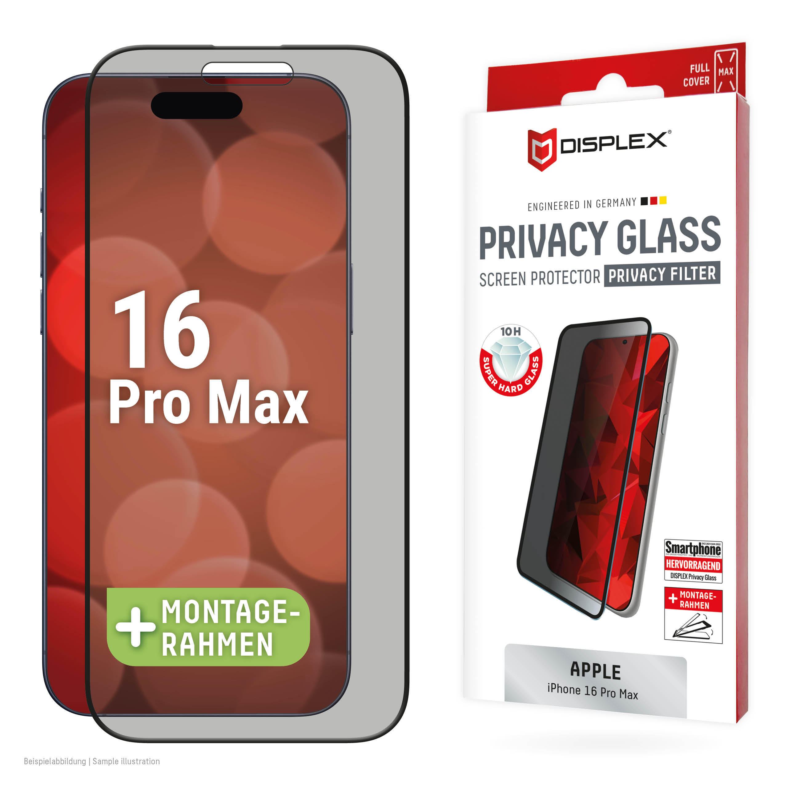 DISPLEX Privacy Glass FC iPhone 16 Pro Max DISPLEX Privacy Glass FC iPhone 16 Pro Max