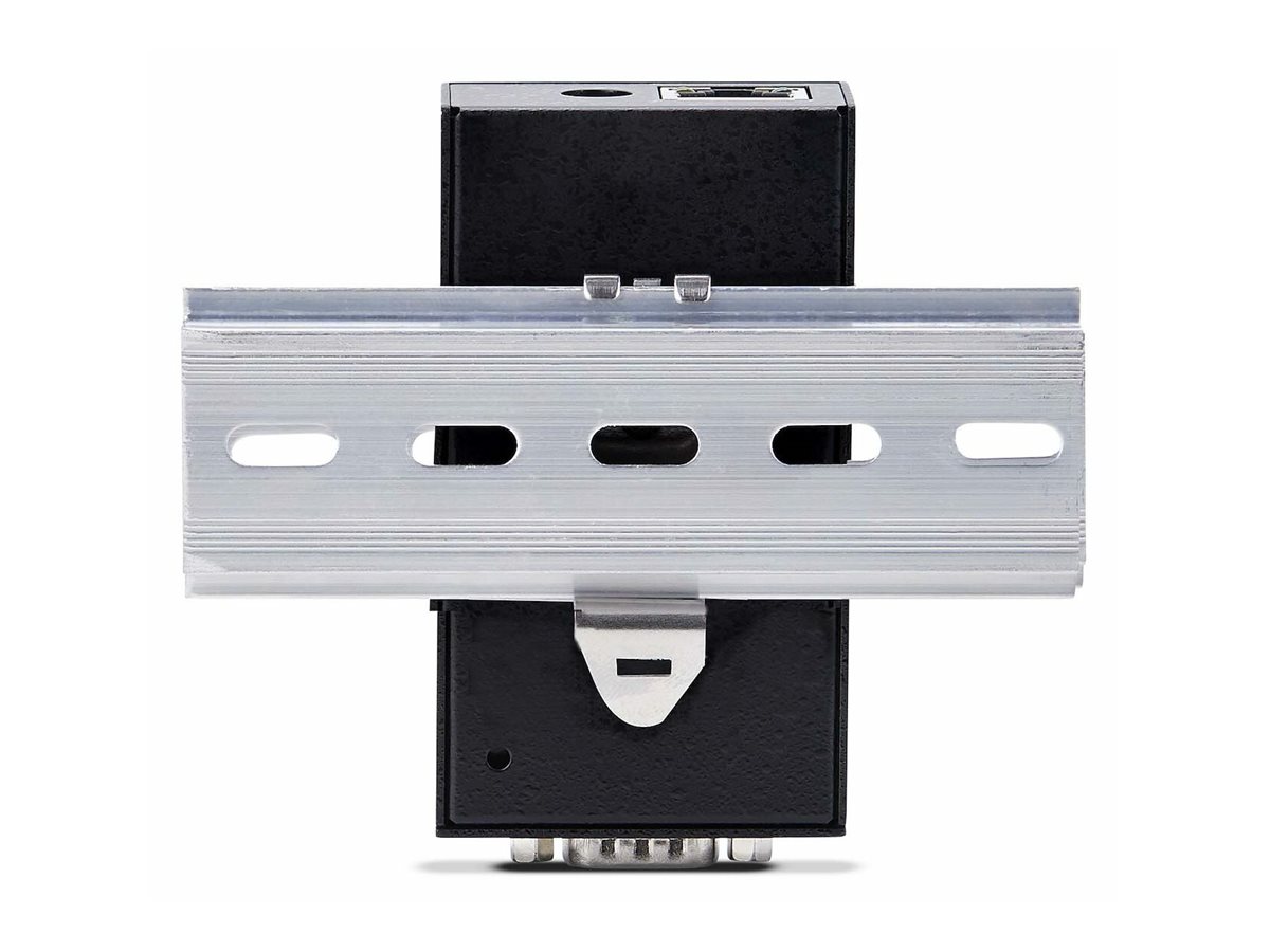 STARTECH.COM 1-Port Seriell auf Ethernet Adapter Serial TCP IP Server Wand/DIN Montage RS232 Ethernet Adapter/Konverter