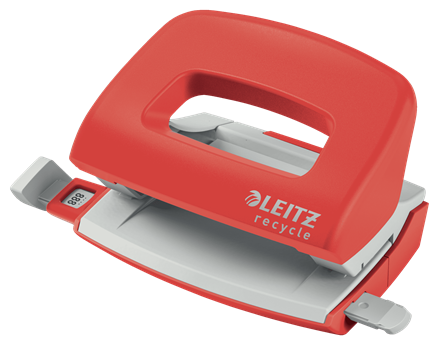 LEITZ Locher Recycle Mini rot, 1 St