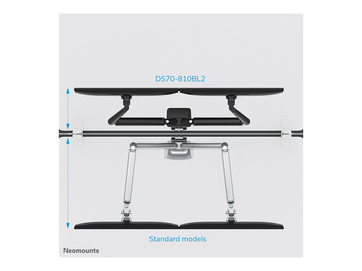 NEOMOUNTS Desk Mount ultra flat clamp/grommet