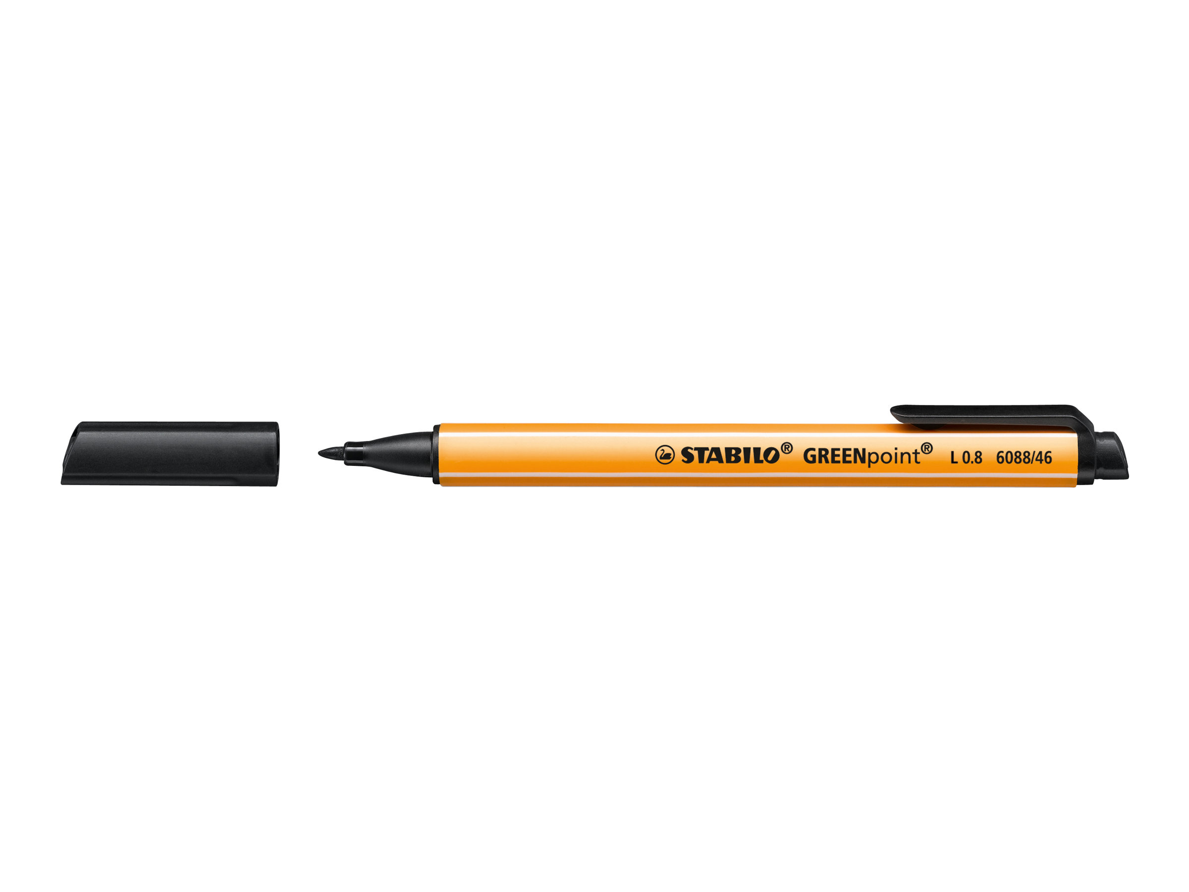 STABILO GREENpoint Filzstift schwarz, 1 St.