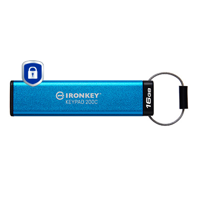 Kingston IronKey Keypad 200C 16GB AES-256 USB-C