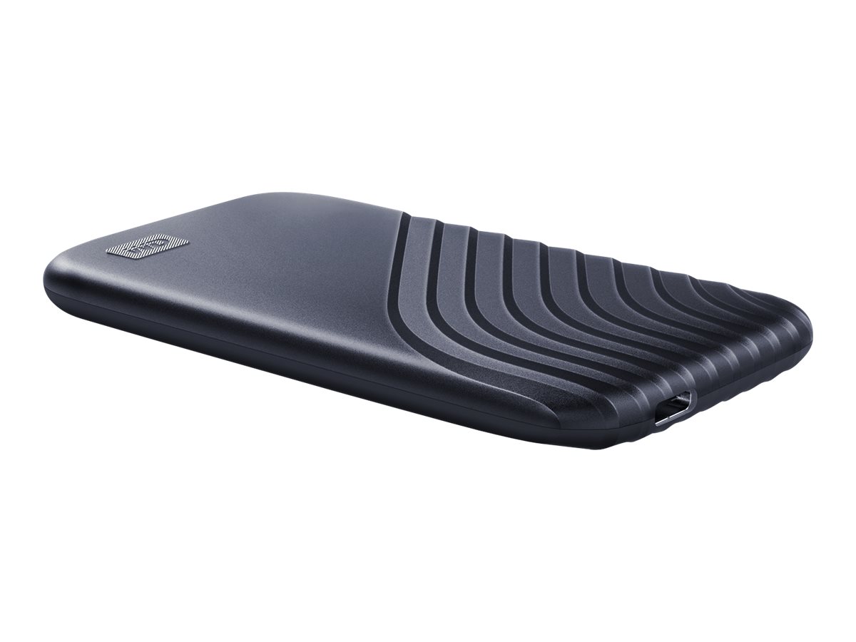 WD My Passport SSD 1TB Midnight Blue Cross Compatible USB 3.2 Gen-2 and USB-C 1050MB/s Read 1000MB/s Write PC & Mac Compatiable