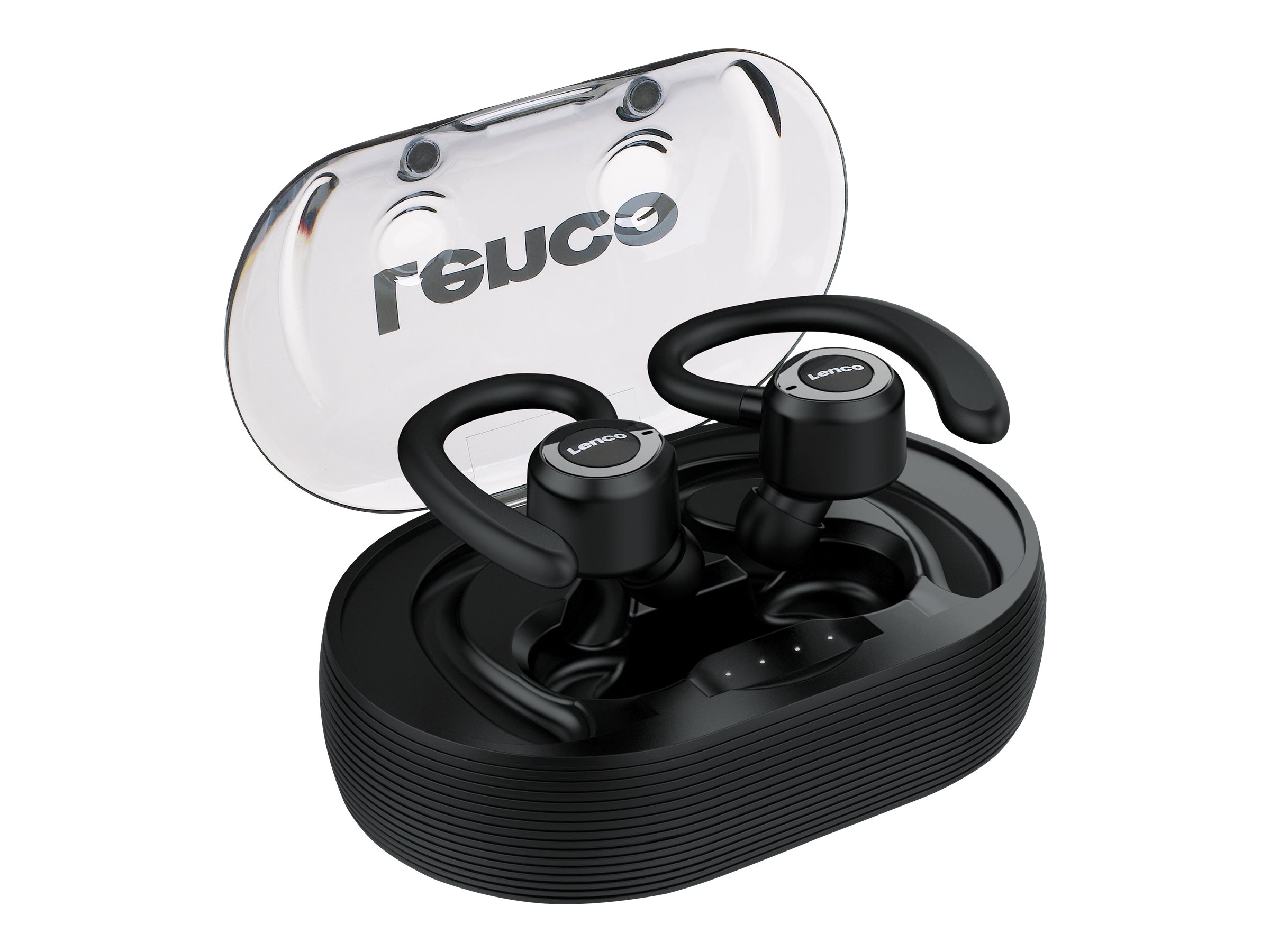 LENCO EPB-460BK Bluetooth-Kopfhörer mit Mikrofon, schwarz