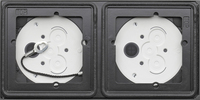 Gira AP-Gehäuse 5502910 2Module 1x2 Anthrazit Gira AP-Gehäuse 5502910 2Module 1x2 Anthrazit