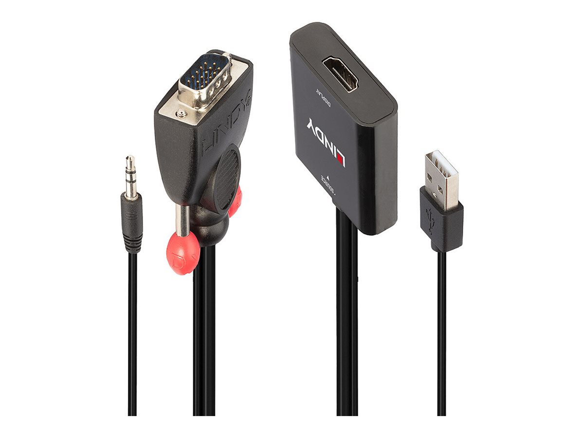 LINDY VGA & Audio an HDMI Konverter LINDY VGA & Audio an HDMI Konverter