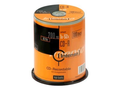 100 Intenso CD-R 700 MB 100 Intenso CD-R 700 MB