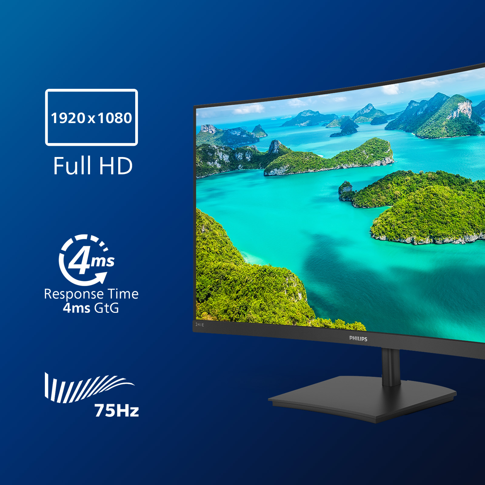 Philips 599cm 236 241E1SC 1609 HDMI VA
