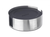 blomus Untersetzer LARETO schwarz 11,2 cm 6tlg