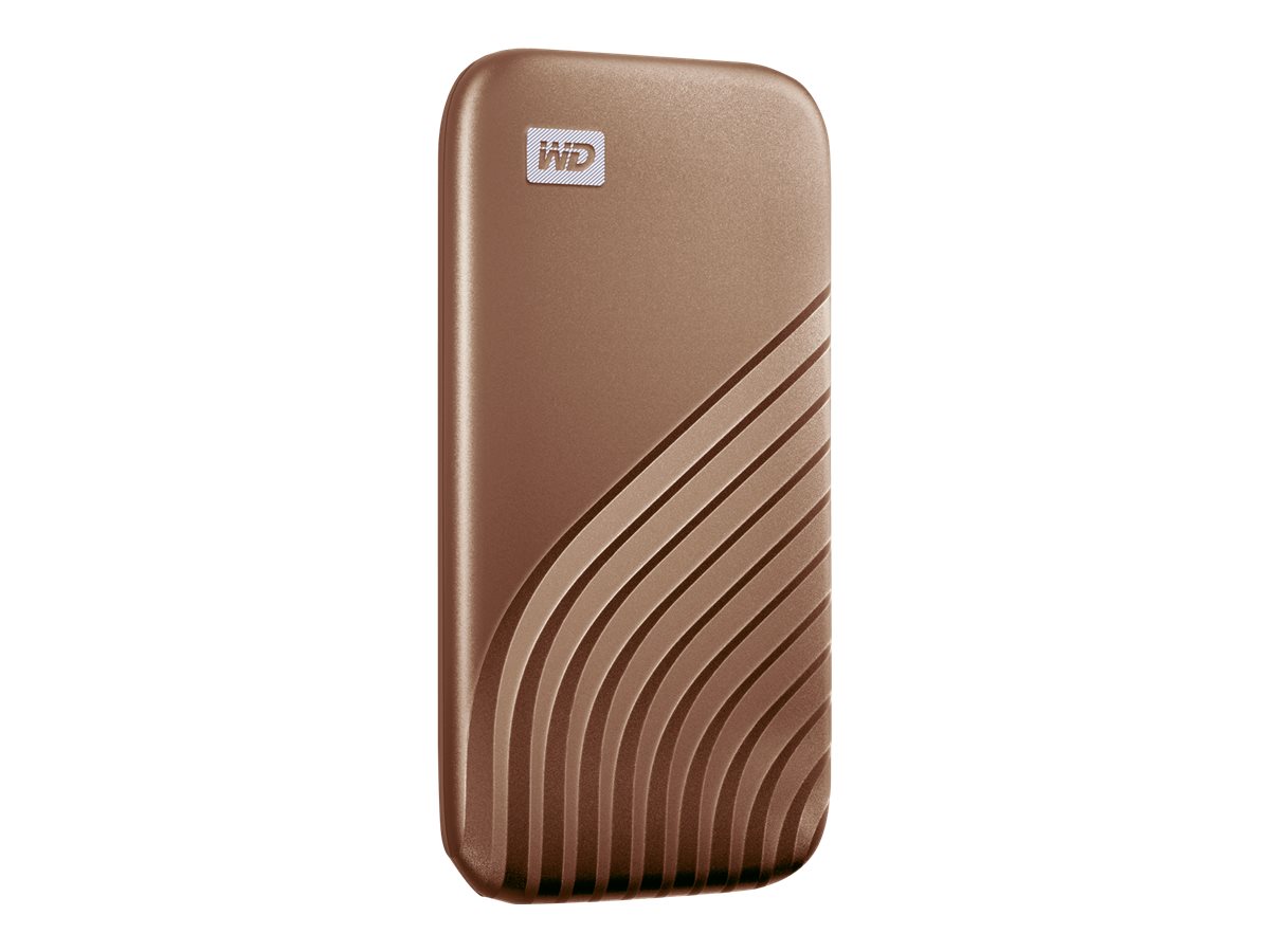 WD My Passport SSD 1TB Gold Cross Compatible USB 3.2 Gen-2 and USB-C 1050MB/s Read 1000MB/s Write PC & Mac Compatiable WD My Passport SSD 1TB Gold Cross Compatible USB 3.2 Gen-2 and USB-C 1050MB/s Read 1000MB/s Write PC & Mac Compatiable