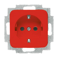 Busch-Jaeger Steckdoseneinsatz SCHUKO 20 EUC-217-101 rot RAL 3020 Busch-Jaeger Steckdoseneinsatz SCHUKO 20 EUC-217-101 rot RAL 3020