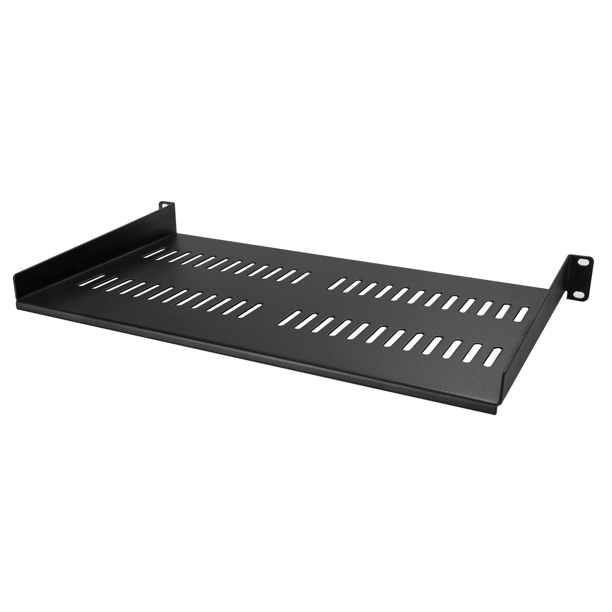 STARTECHCOM 1U Server Rack Shelf Universal Vented Rack Mount Cantilever Tray for 19inch Network Equipment Rack