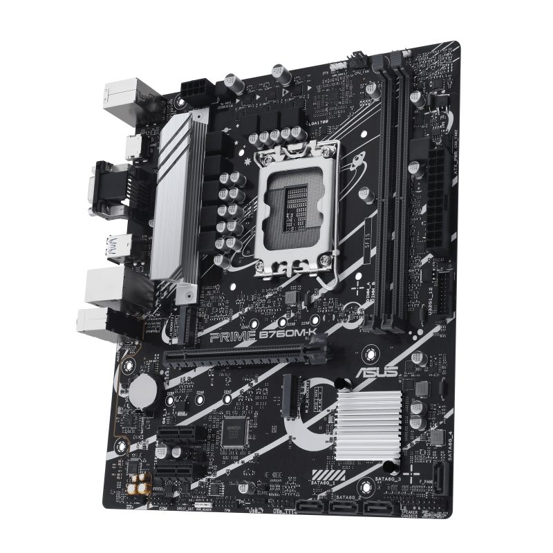 ASUS PRIME B760MK LGA 1700 2xDDR5 microATX 4xSATA MB 1xHDMI 21 1xDSub 2xM2