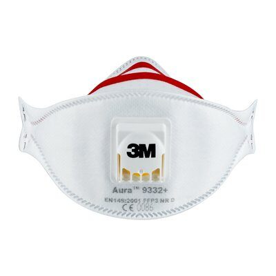 3M Aura Comfort Cool Flow 9332+ FFP3 Weiß