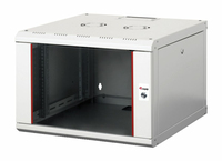 19 Netzwerkschrank Glastuer PM 600x600mm 7HE grau