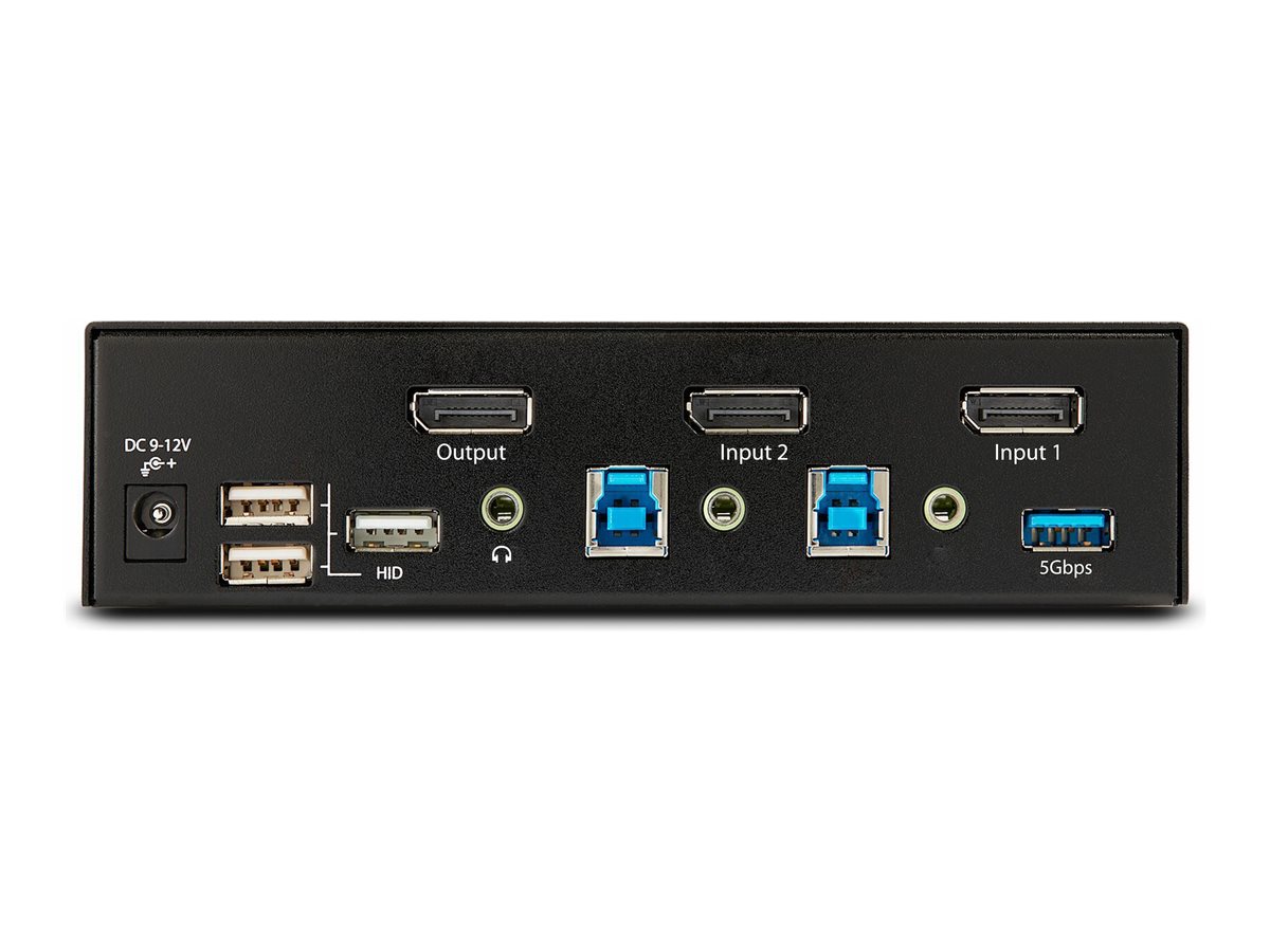 STARTECHCOM 2Port 8K KVMSwitch DisplayPort 14 8K 60Hz 4K 144Hz DP 14 2x USB 30 Ports 4x USB 20 Ports KVM DisplayPort Umscha
