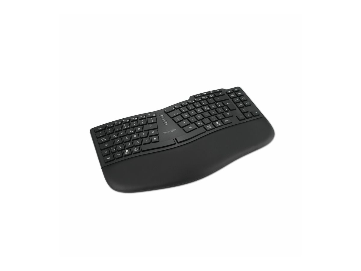Kensington Pro Fit Ergo KB675 EQ ergonomische Tastatur kabellos schwarz