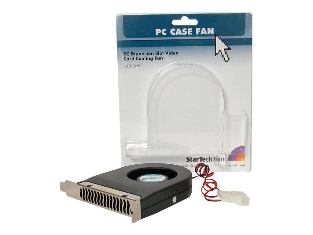 STARTECH.COM Expansion Slot Rear Exhaust Cooling Fan with LP4 Connector