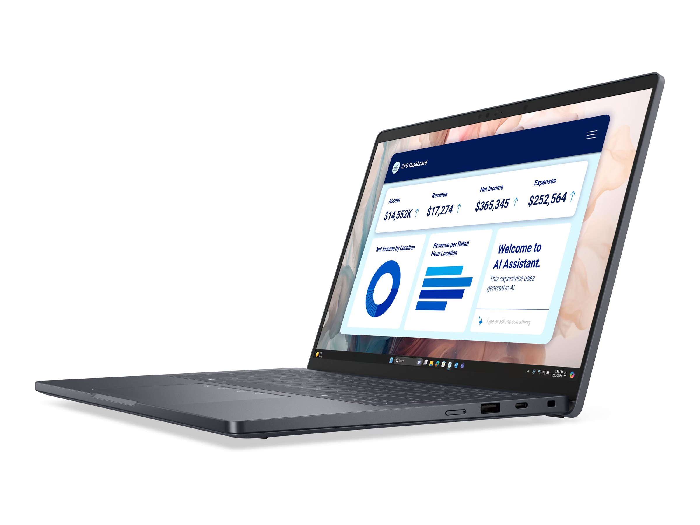 DELL Pro 14 Premium PA14250 Intel Core Ultra 5 238V 35,56cm 14Zoll FHD 32GB 512GB SSD WLAN Backlit Kb W11P 3Y ProSpt