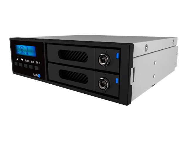 RAIDON iR2022 internes RAID System fuer 2x 6,35 cm 2.5Zoll HDD/SSDs unterstuetzt RAID 0/1