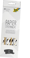 25 folia Strohhalme LET´S GLAM farbsortiert 25 folia Strohhalme LET´S GLAM farbsortiert