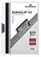 DURABLE Klemmhefter DURACLIP weiss, 25 St