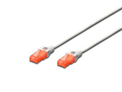 DIGITUS CAT 6 U-UTP Patchkabel Cu LSZH AWG 26/7 Länge 0,50 m Farbe Weis DIGITUS CAT 6 U-UTP Patchkabel Cu LSZH AWG 26/7 Länge 0,50 m Farbe Weis
