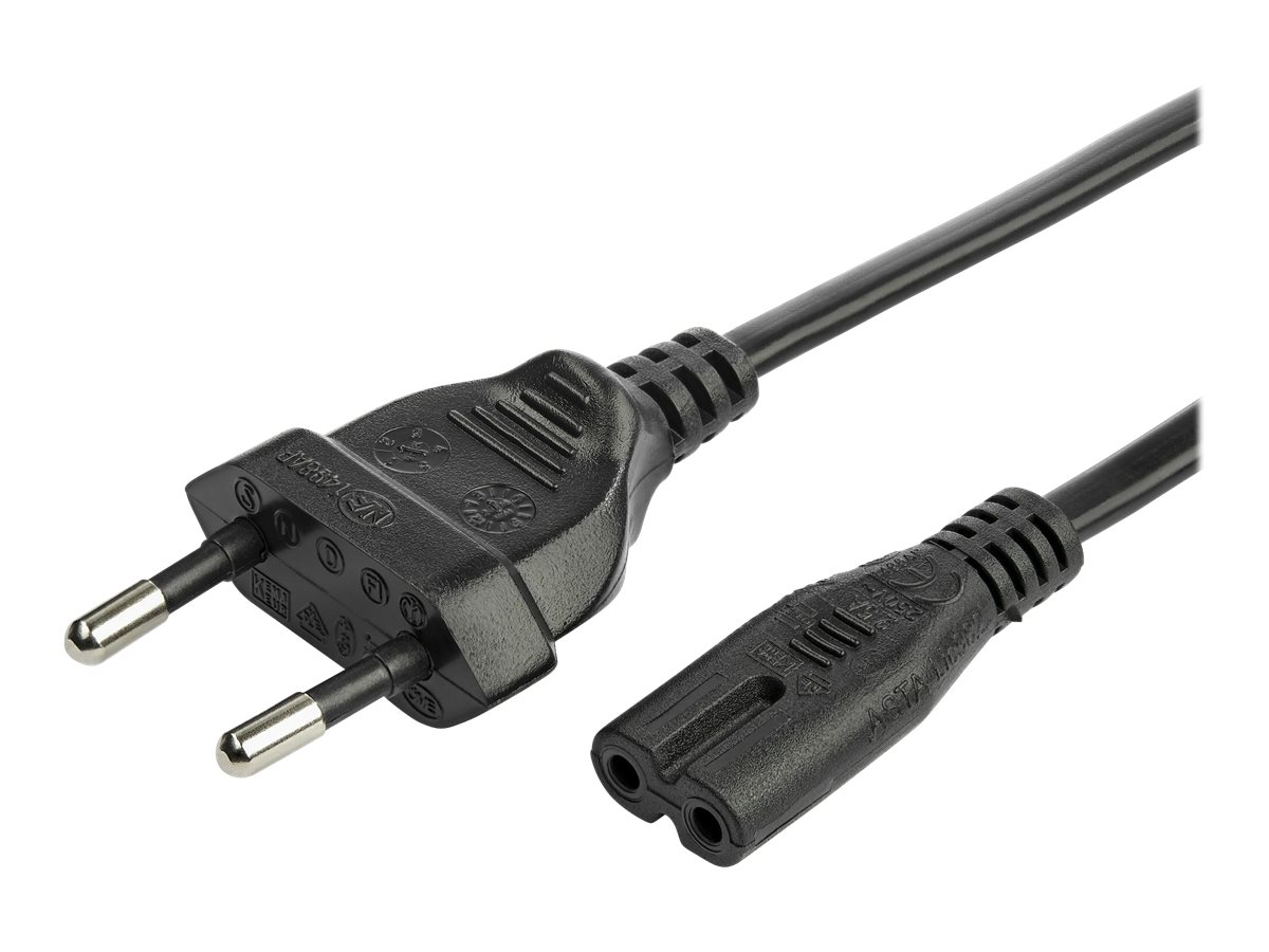STARTECH.COM 2m 6ft Laptop Power Cord EU Plug to C7 2.5A 250V 18AWG Laptop Replacement Cord Laptop Charger Cable Europlug STARTECH.COM 2m 6ft Laptop Power Cord EU Plug to C7 2.5A 250V 18AWG Laptop Replacement Cord Laptop Charger Cable Europlug