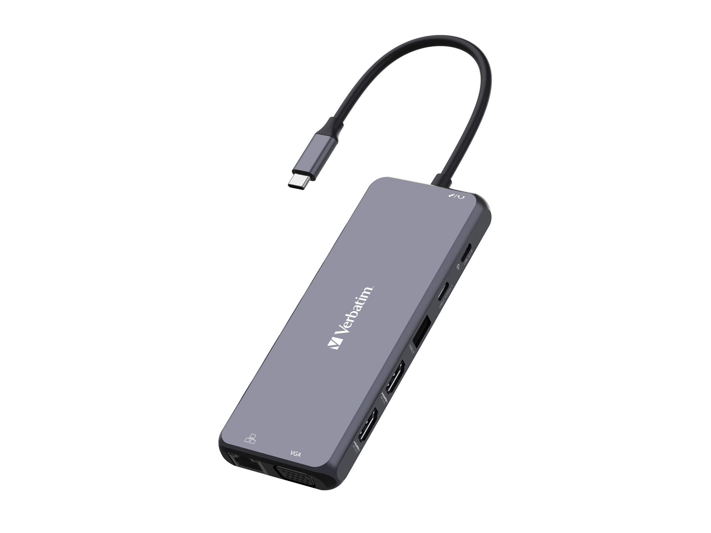 Verbatim USB-C-zu-Multiport-Hub mit 14 Anschluessen CMH-14 Verbatim USB-C-zu-Multiport-Hub mit 14 Anschluessen CMH-14