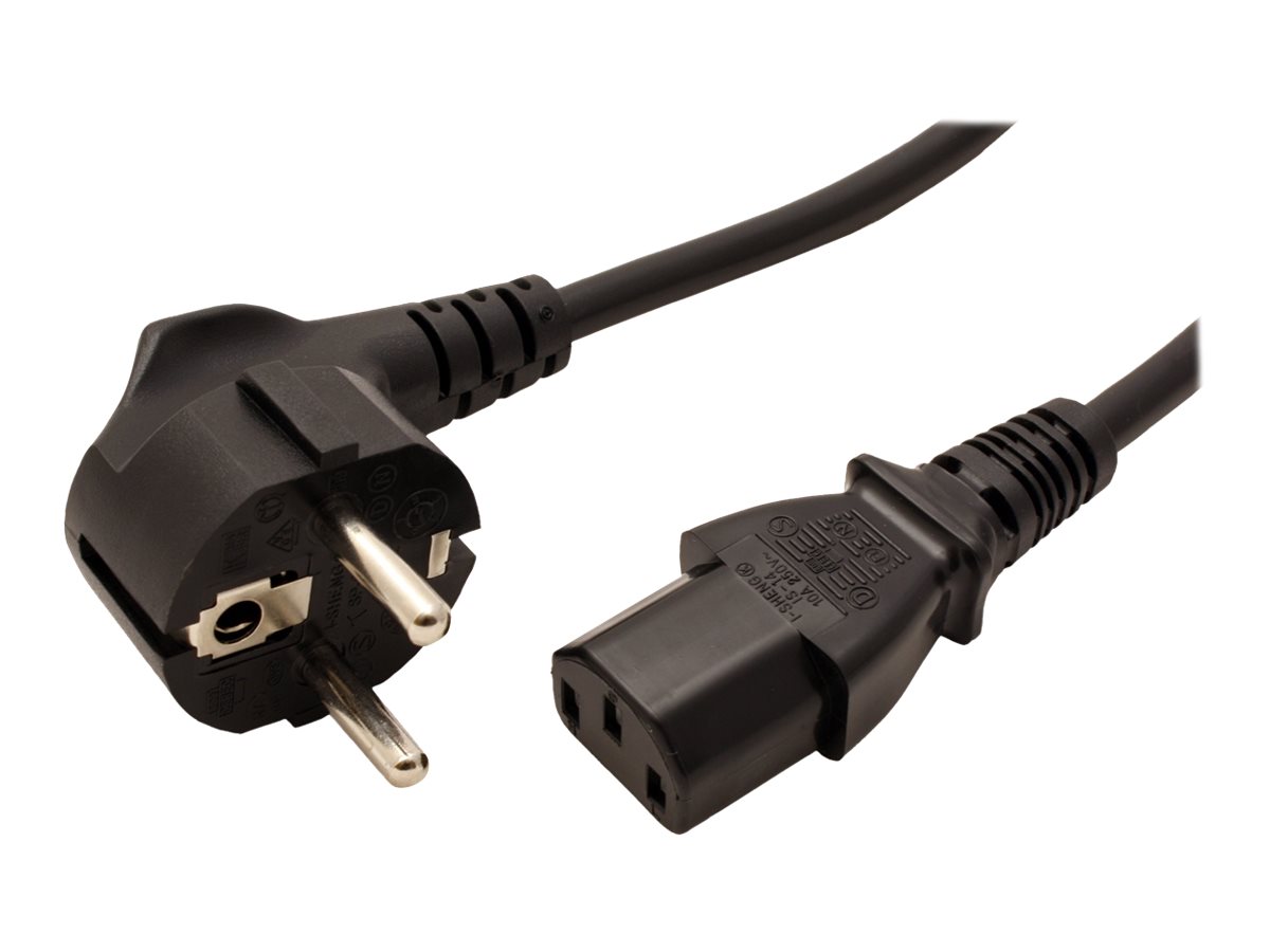 VALUE Netzkabel gerade IEC-Buchse schwarz 1,8m VALUE Netzkabel gerade IEC-Buchse schwarz 1,8m