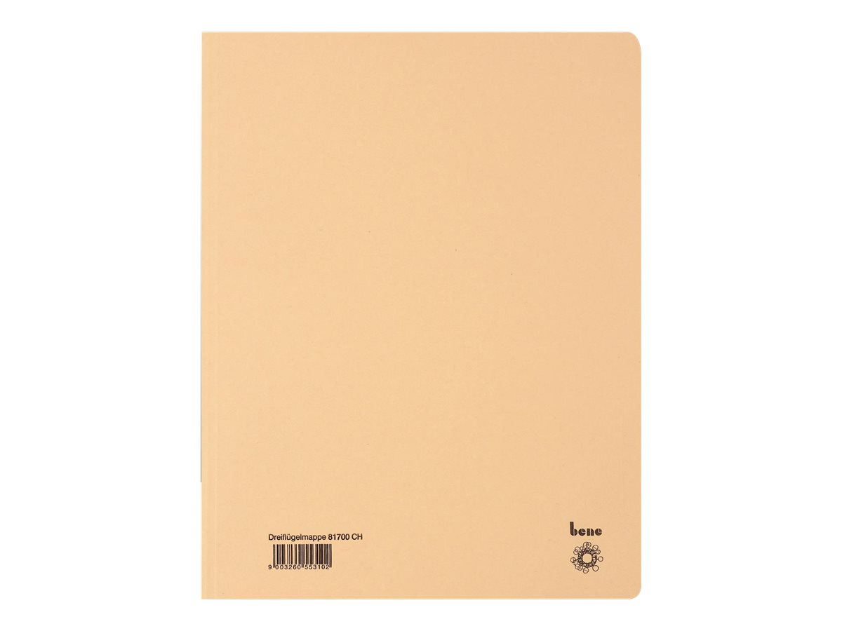 bene Sammelmappen DIN A4 chamois, 5 St