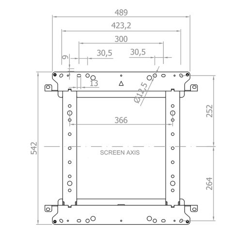 HAGOR VWH-3 Videowall-Halterung starr Feinjustage Hoehe Breite Tiefe Traglast 50kg Wandabstand 98mm VESA 600x400 HAGOR VWH-3 Videowall-Halterung starr Feinjustage Hoehe Breite Tiefe Traglast 50kg Wandabstand 98mm VESA 600x400