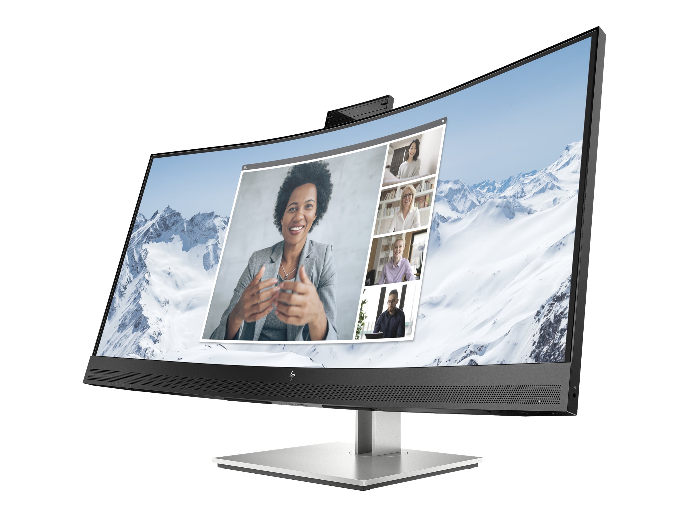 HP E34m G4 86,3cm 34Zoll WQHD Curved Display 3440x1440 Webcam HDMI USB-C USB hub DisplayPort