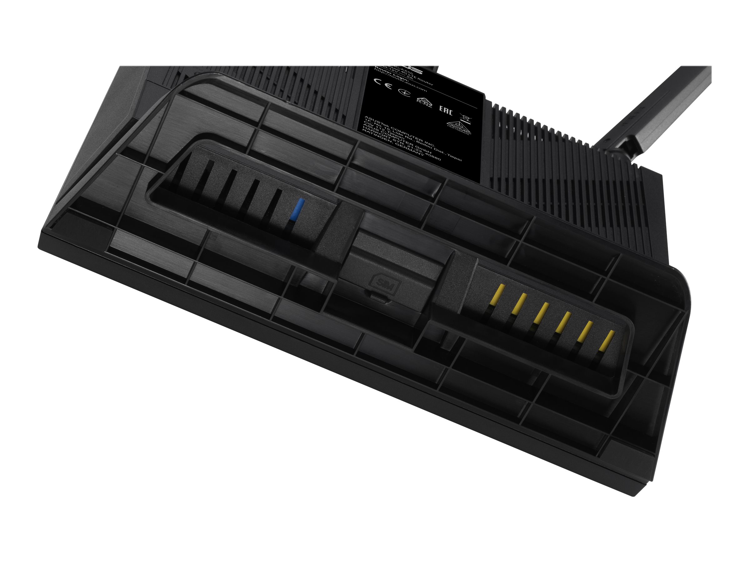 ASUS 4GAX56 4G LTE WiFi 6 Modem Router AX1800 DualBand, LTE Cat6 bis zu 300 Mbits, 5x GbE LAN