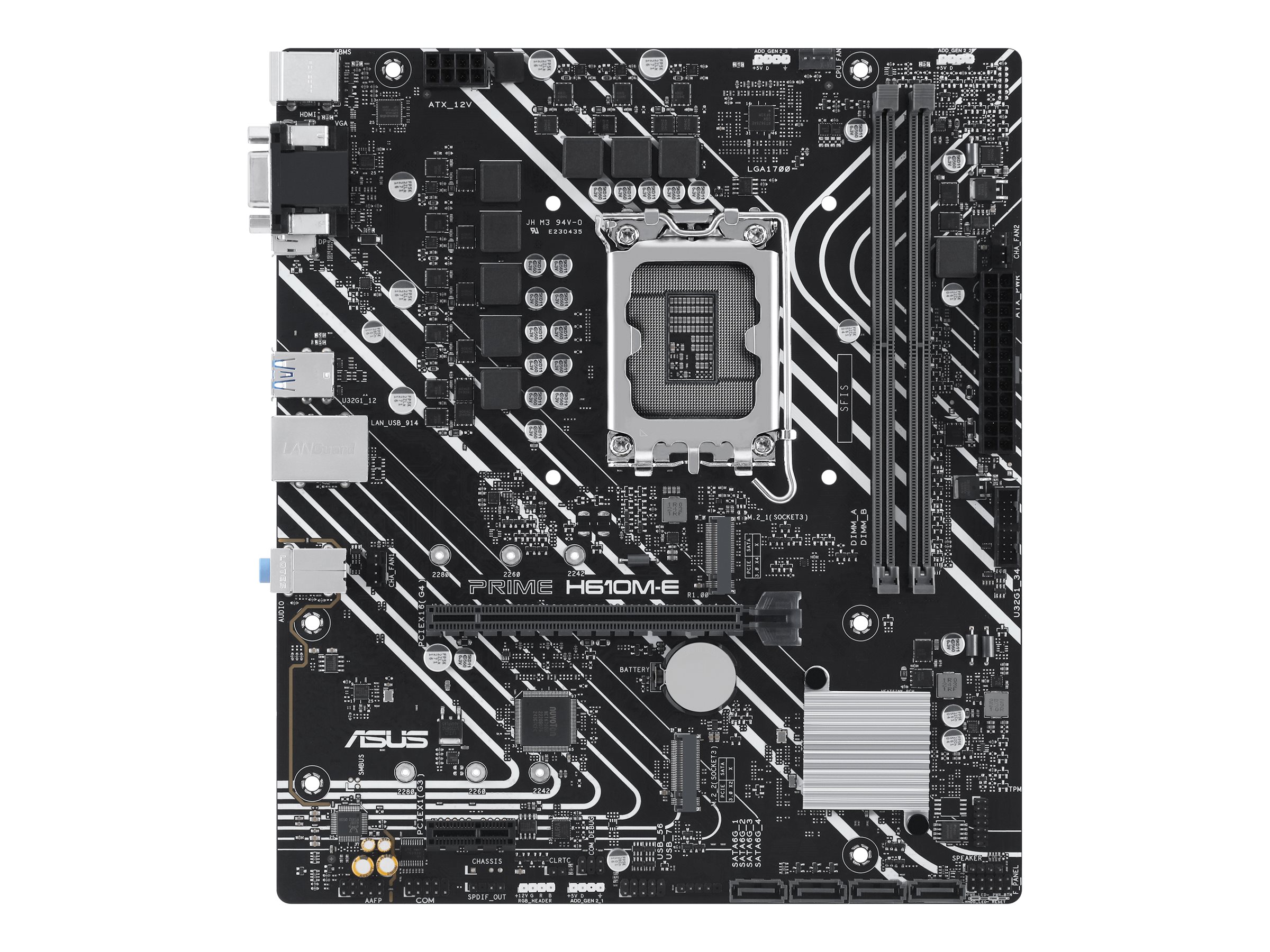 ASUS PRIME H610MECSM LGA1700 microATX MB 2xDDR4 4xSATA 2xM2