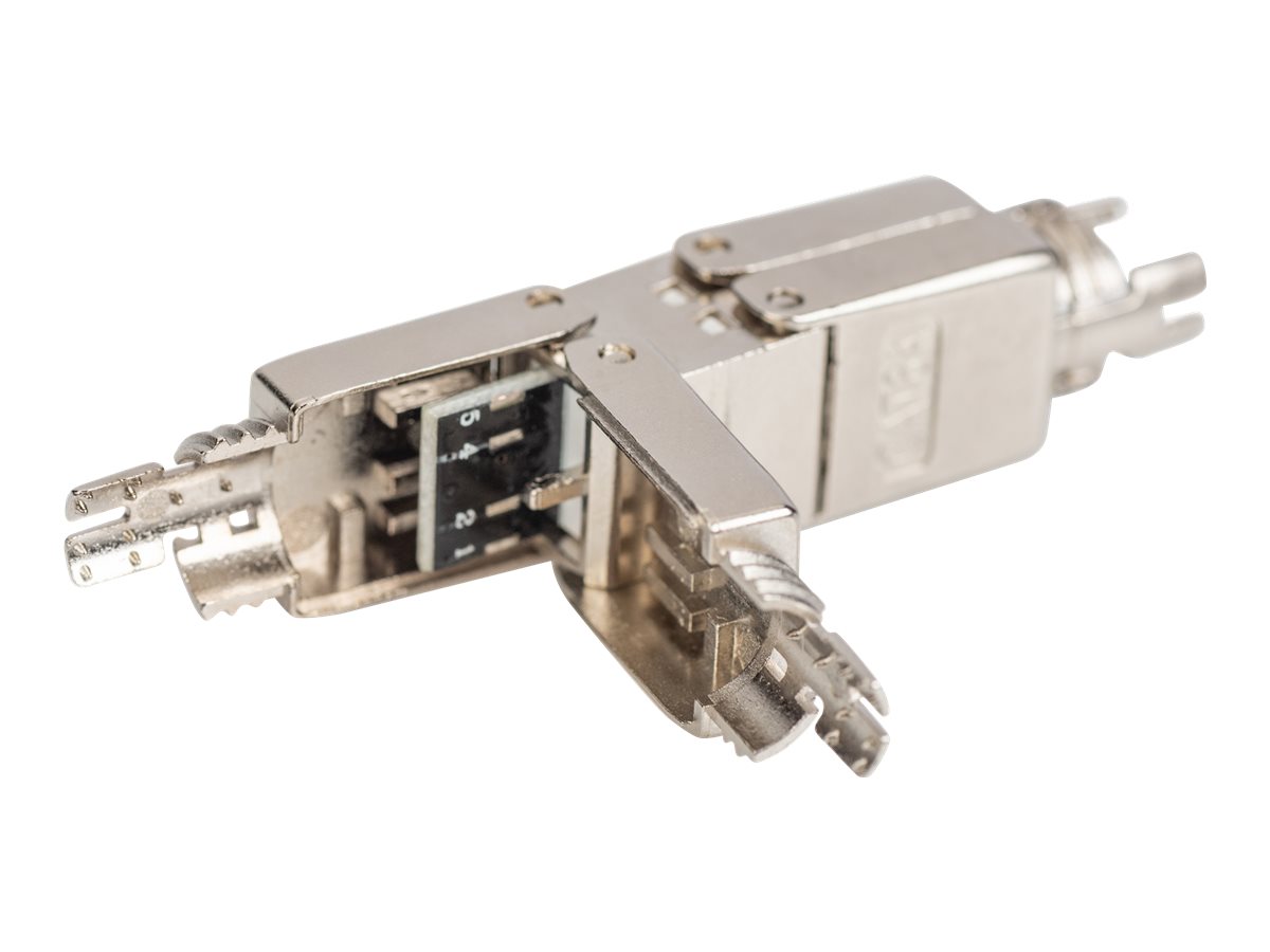 DIGITUS CAT 6A CAT Verbinder 500MHz fuer AWG 22-26 geschirmt mit Metallschraubkappe DIGITUS CAT 6A CAT Verbinder 500MHz fuer AWG 22-26 geschirmt mit Metallschraubkappe