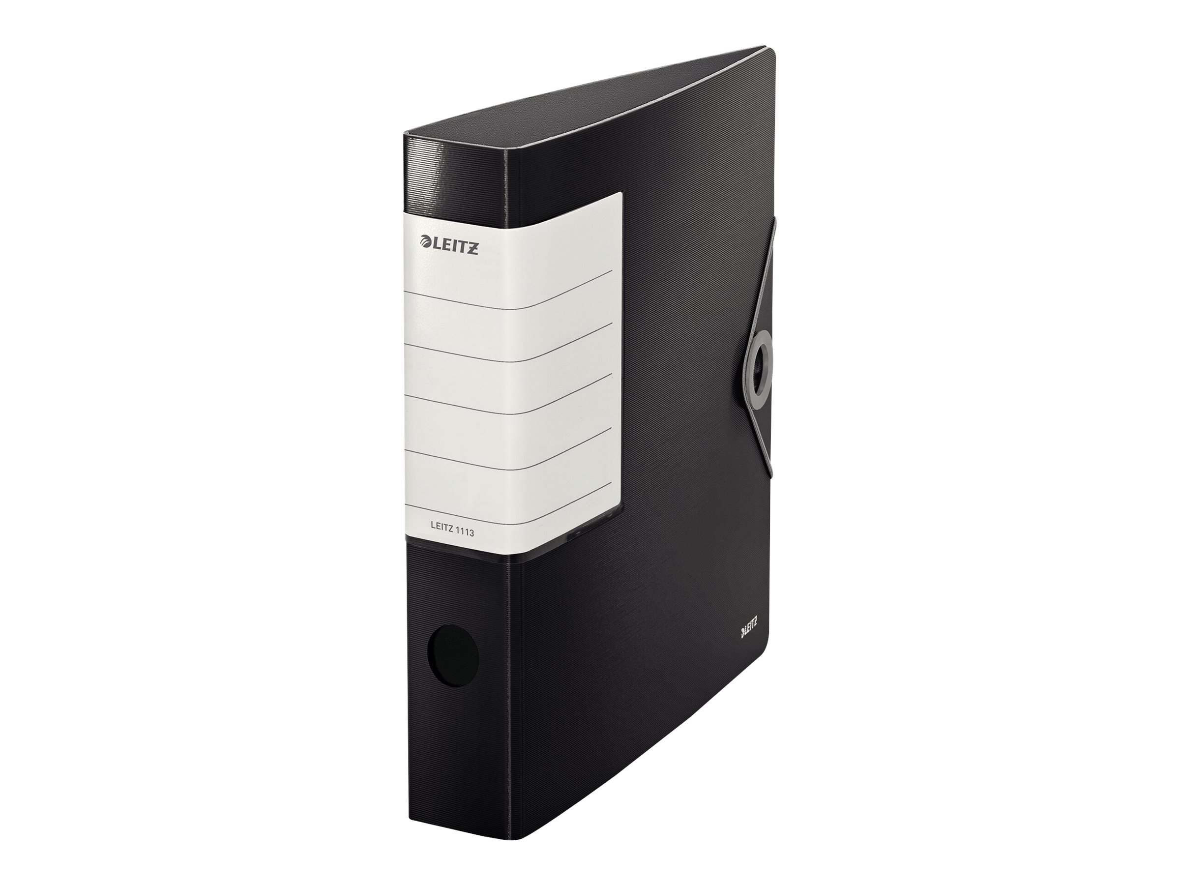 LEITZ Solid 1113 Ordner schwarz Kunststoff 6,2 cm DIN A4